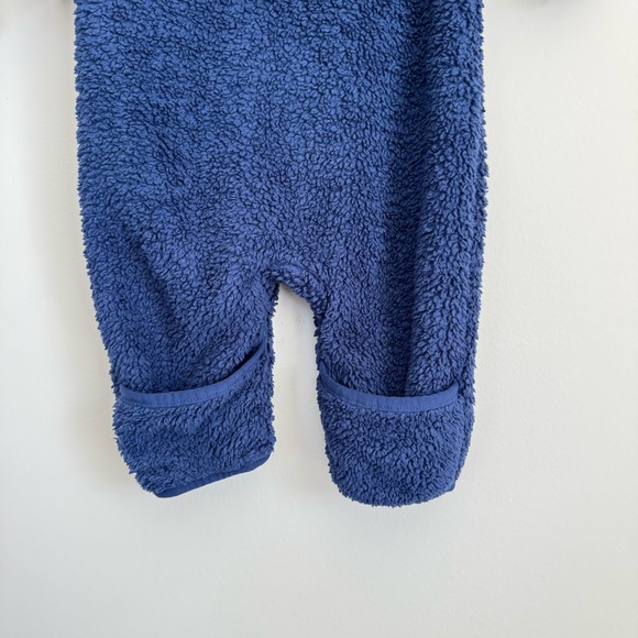 Hanna Anderson Baby Bunting Blue Snow Suit 3-6 Months Polyester - Picture 5 of 6